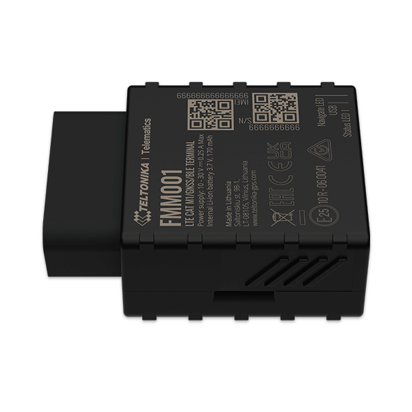 Balise GPS modèle Teltonika FMM001 (OBD, 4G)